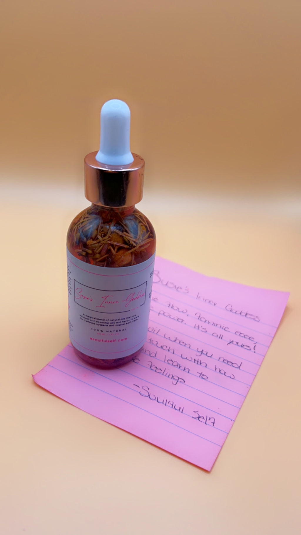 Personal Made Blend Herbs & Crystals Manifestation Oil