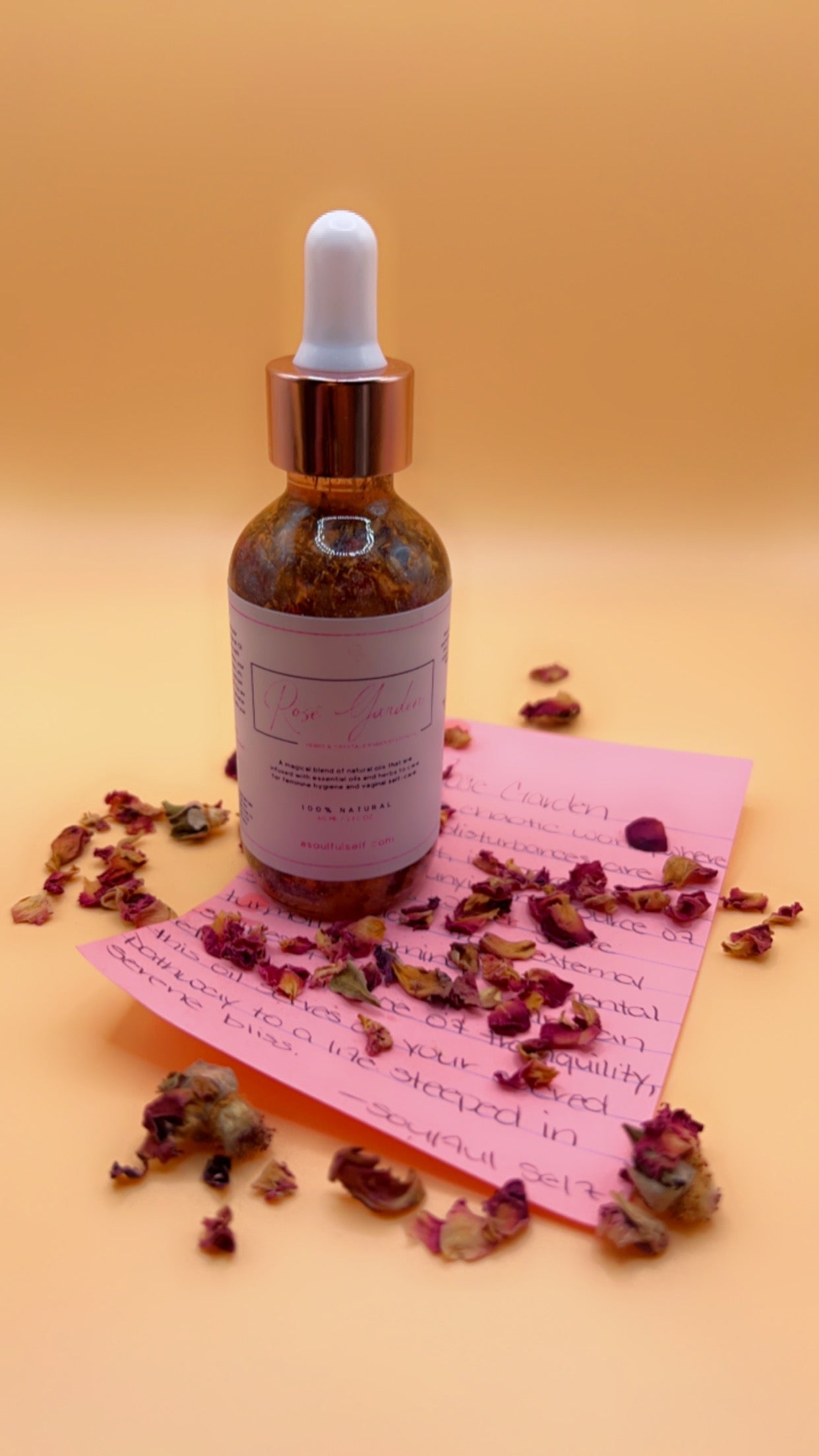 Personal Made Blend Herbs & Crystals Manifestation Oil