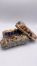 White Sage, Florida Water, Lavender, Lemon, & Palo Santo Smudge Wand